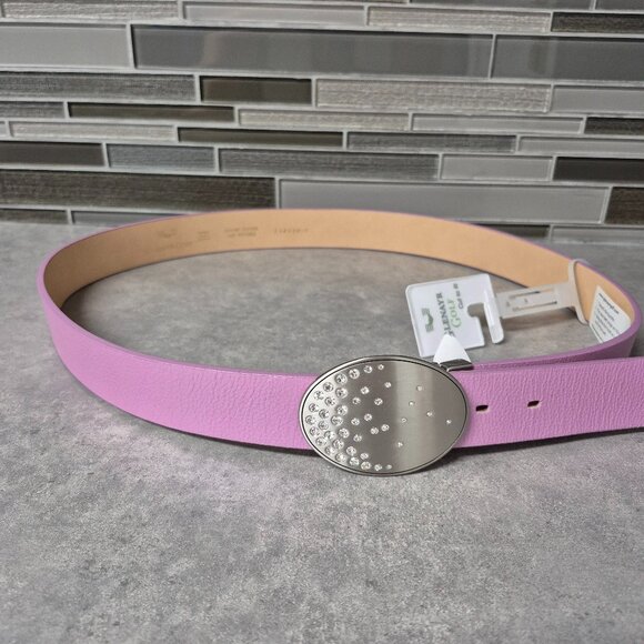 🍁NWT Glenayr Golf Women's Pink Leather Cut to Size Belt - Picture 2 of 6